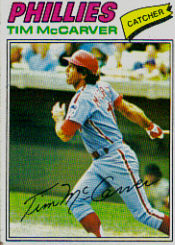 1977 Topps Baseball Cards      357     Tim McCarver